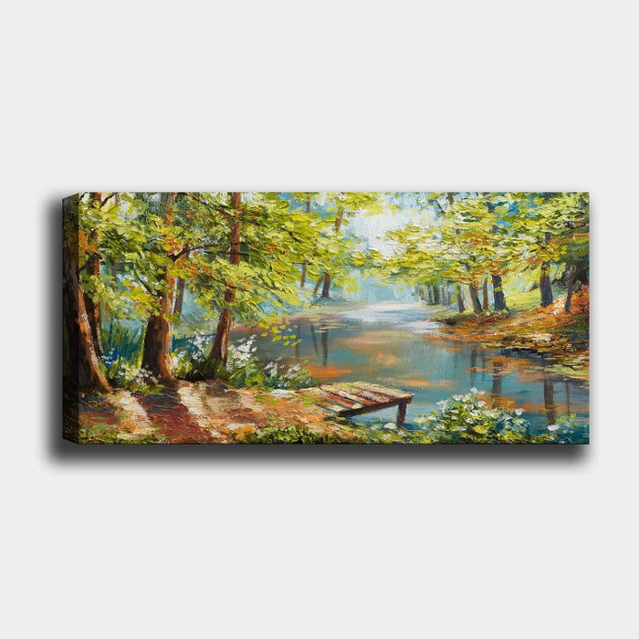 Wallity Lienzo Decorativo Multicolor 50 x 120 cm Wallity Lienzo Decorativo Multicolor 50 x 120 cm